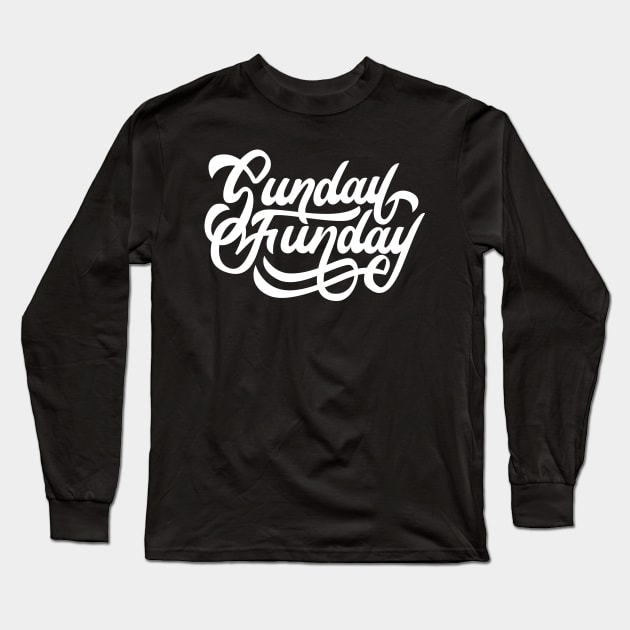 Sunday Funday Long Sleeve T-Shirt by Hiromorphia